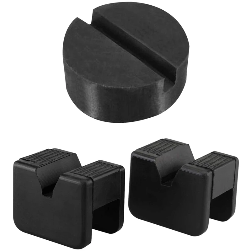 

3Pcs Car Rubber Disc Pad Car Vehicle Jacks Pad Adapter Tool - 2Pcs 63 x 44 x 50Mm x 17Mm & 1Pcs 60Mm x 2m x 8Mm