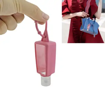 

Portable Soap Dispensers Bottles 30ML Hangable Silicone Mini Hand Sanitizer Squeeze Empty Bottle Travel Hand Gel Split Bottles