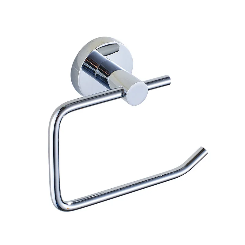

Laiborun round Base Copper Paper Towel Hook Toilet Bathroom Semi-Simple Toilet Paper Box zhi jin gou Metal