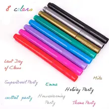 Стираемый винный стакан художественные Маркеры Ручка набросок Рисунок Живопись для керамики кружка DIY дизайн Мейсон банки Примечание Лучшие вечерние