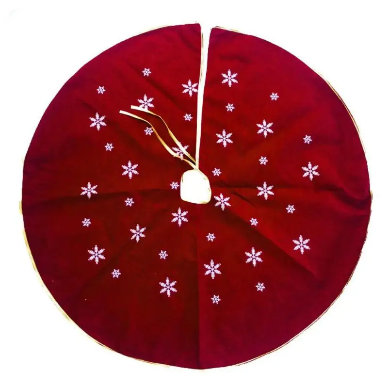 Рождественская елка юбка ковер Noel Natal рождественские украшения для дома Рождественская юбка для елки фартуки Новогоднее украшение - Цвет: v