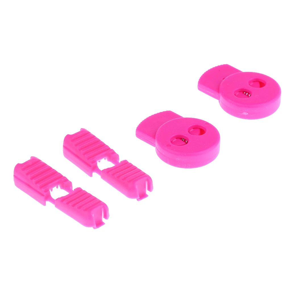 Heavy Duty Double Hole Nylon Cord Lock Clamp Toggle Stop Slider for Shoelance, Paracord, Accessory Cordage, Drawstrings