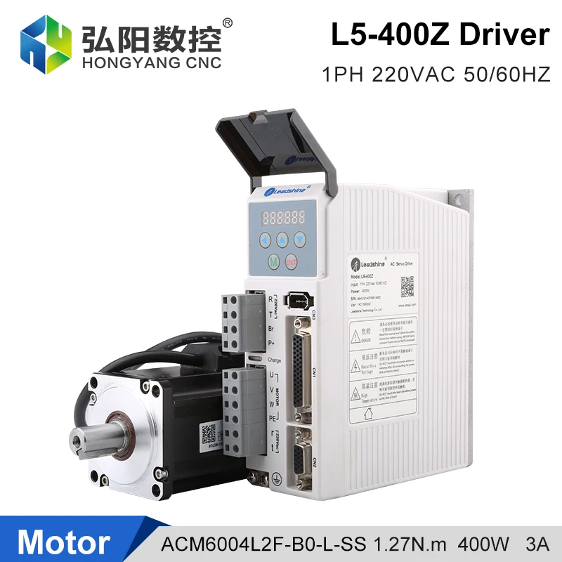 Leadshine AC Motor Servo Drive L5400Z Controller Input Voltage AC187