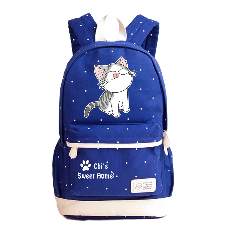 Chi's Sweet Home Kawaii Cat, школьные сумки, милый женский рюкзак, мультяшная сумка для книг, холщовый рюкзак для путешествий, рюкзак для ноутбука, Rugzak Mochila Feminina