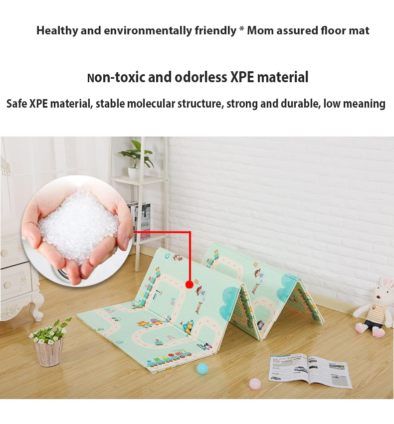 2cm игровой коврик Xpe Puzzle, детский утолщенный коврик для детской комнаты, коврик для ползания, складной коврик, Детский ковер игровой коврик 200*180*2 см
