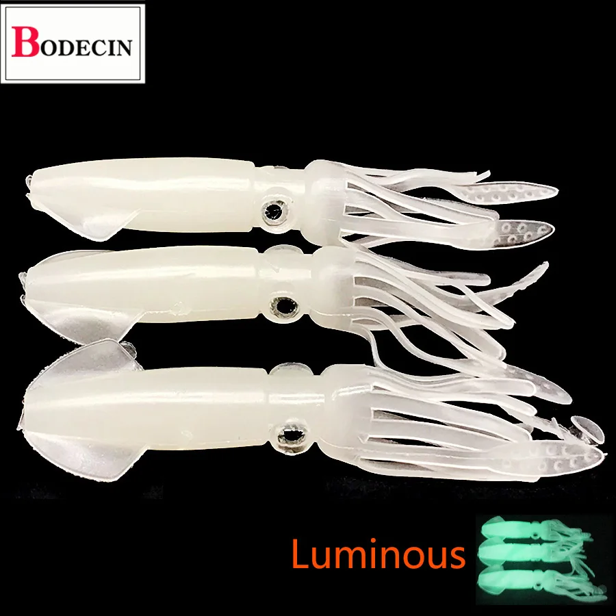 Infof Soft Squid Lure Glow Sea Fishing Lure 6g/9g/22g Luminous Octopus Lure  Artifical Bait Wobblers Squid Jigs - Fishing Lures - AliExpress