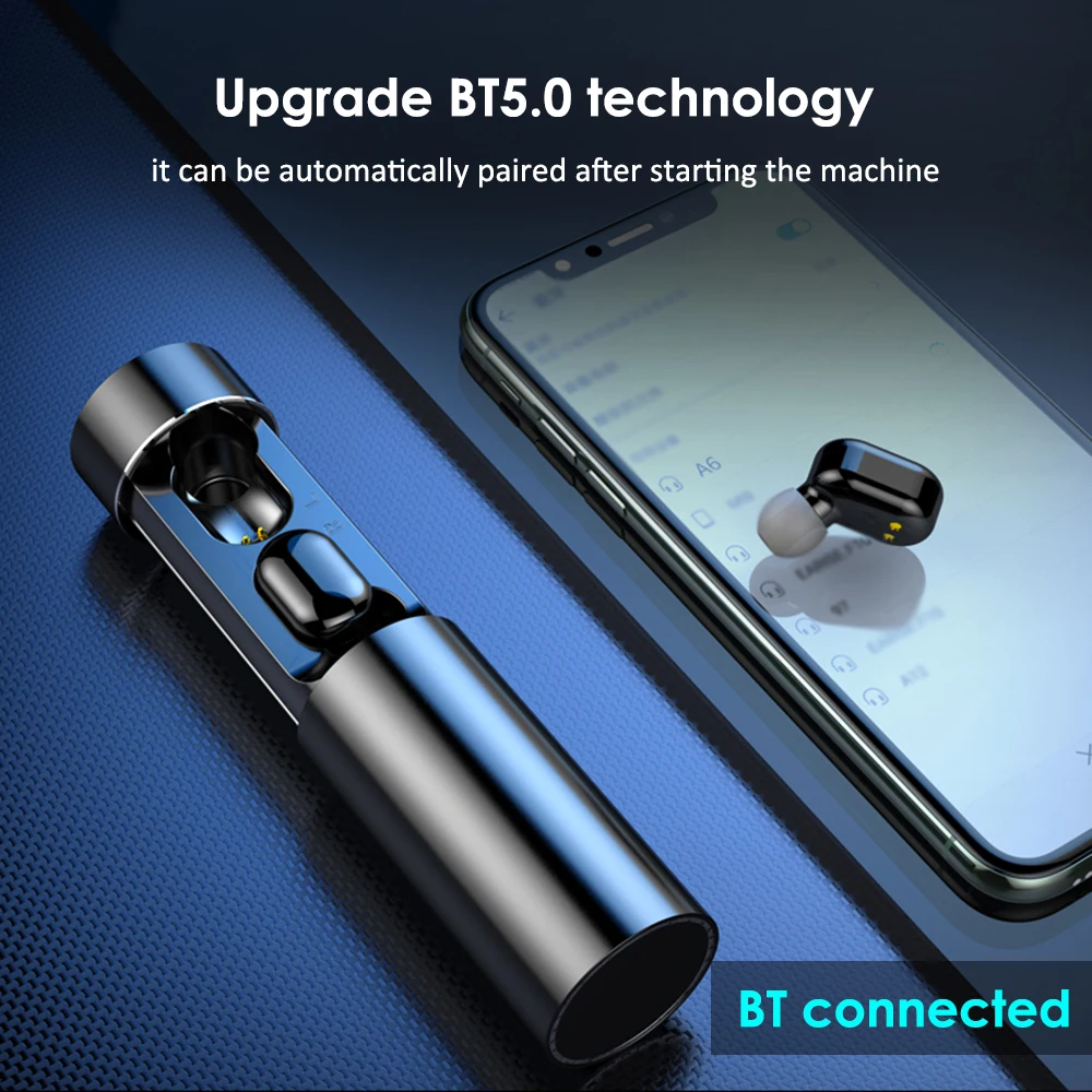 Беспроводные наушники, гарнитура, стерео Bluetooth 5,0, спортивные наушники TWS, наушники для samsung, Xiaomi, Apple, hauwei