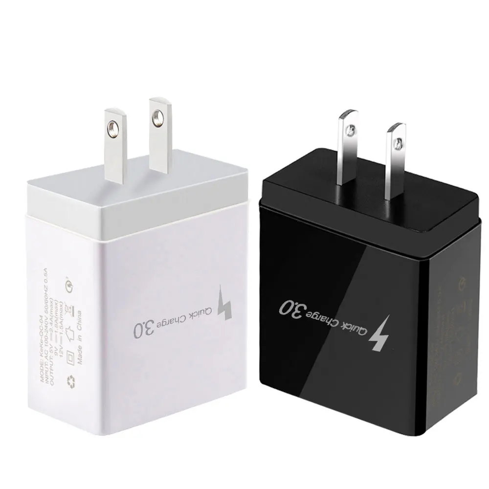 KISSCASE Quick Charge 3,0 4 порта USB зарядное устройство для iphone samsung Быстрая зарядка Разъем Портативный адаптер настенный мобильный телефон зарядное устройство s