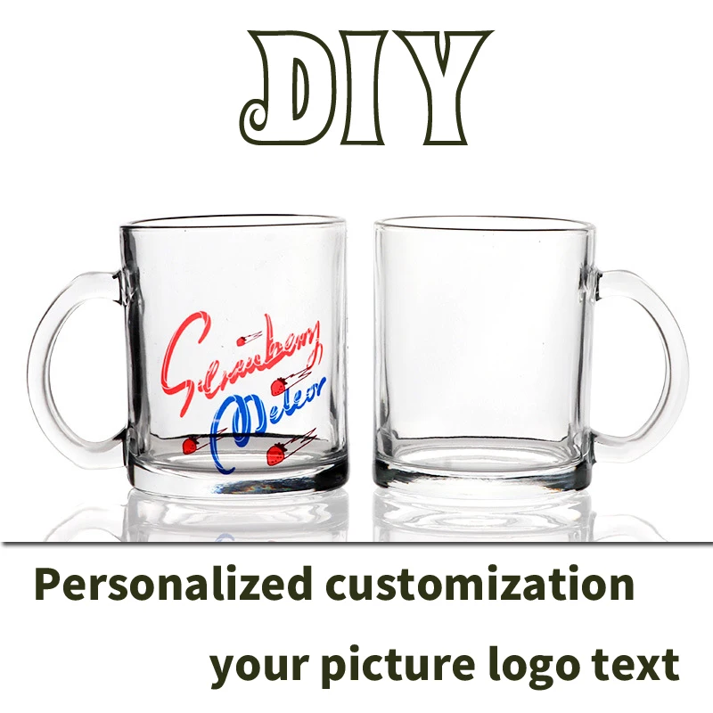 Clear Glass Sublimation Mug - 11oz.