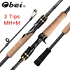 Obei Elf Casting Spinning Fishing Rod 2.1/ 2.4m M/MH Travel Street Bait 2tips Fast Rod Vara De Pesca 13-39g Fishing Rod