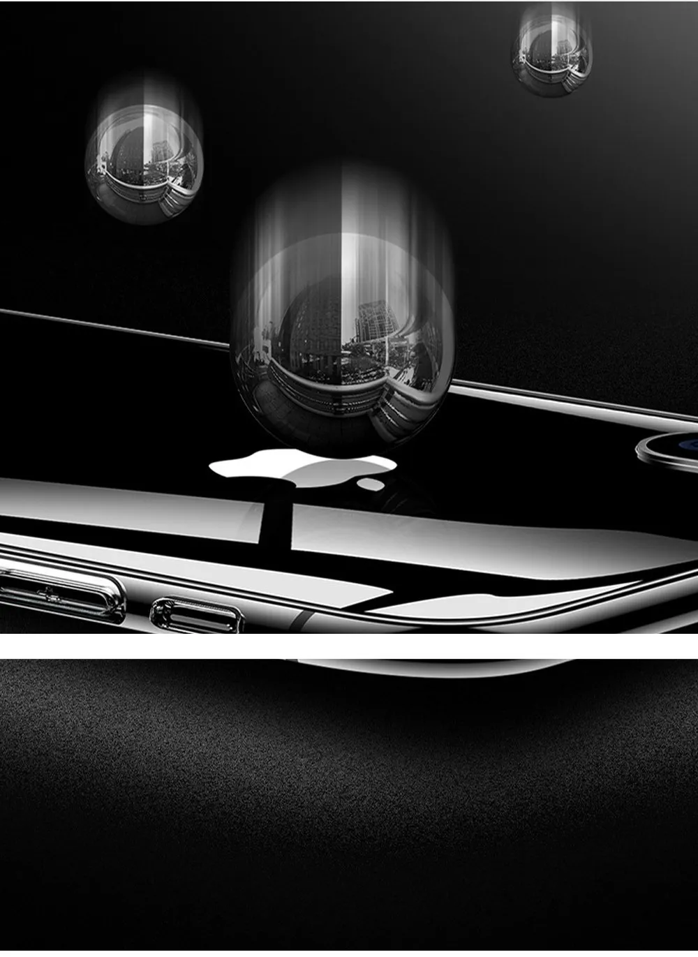 100 Чехол с градиентным лазерным стеклом Aurora для iPhone XS MAX XR X, тонкая прозрачная Задняя стеклянная крышка для iPhone XS Max 6 7 8 Plus