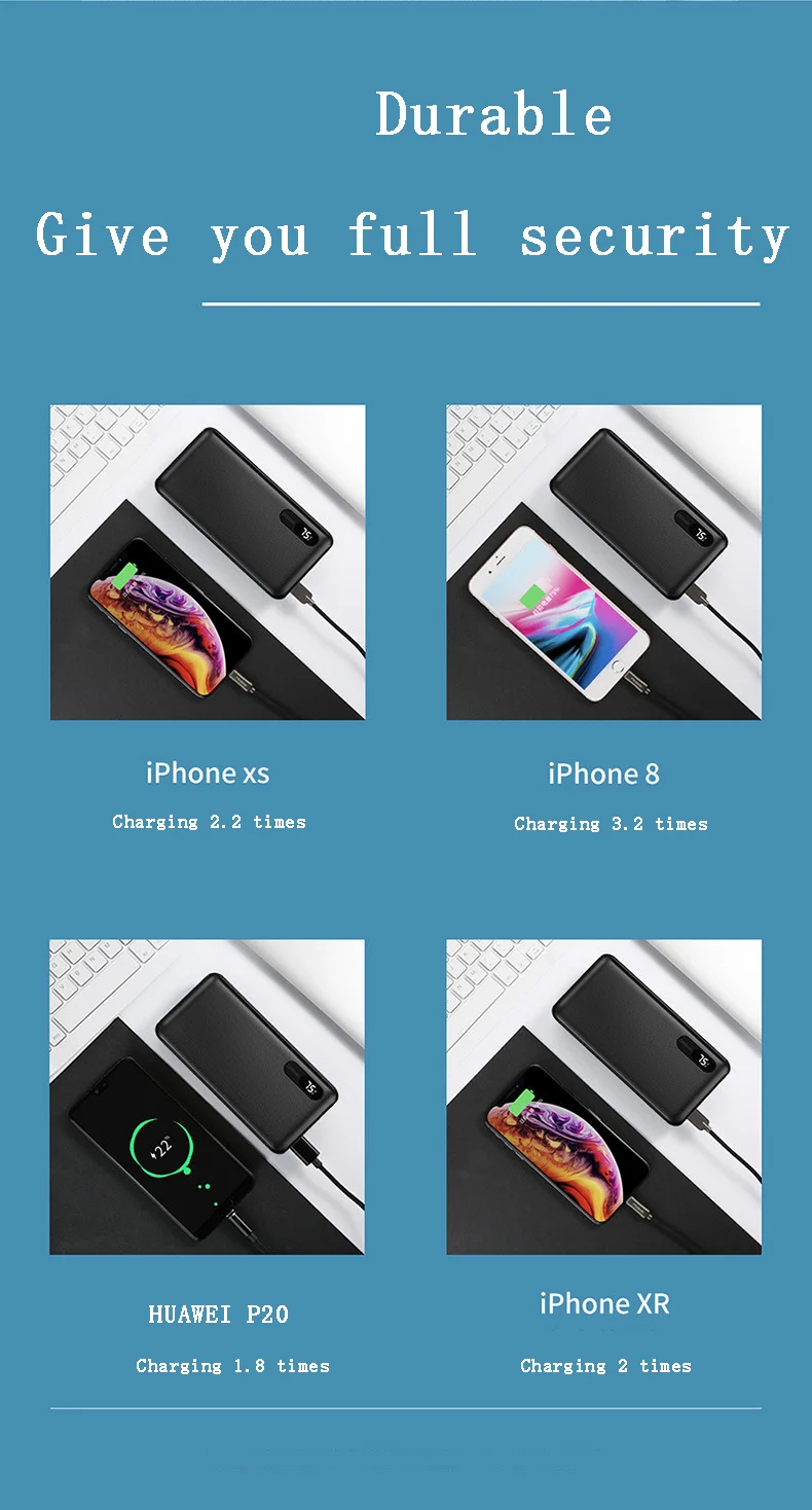 Внешний аккумулятор 10000 мАч для Xiaomi mi 2 USB power Bank портативное зарядное устройство Внешний аккумулятор повербанк для iPhone Xiao mi huawei
