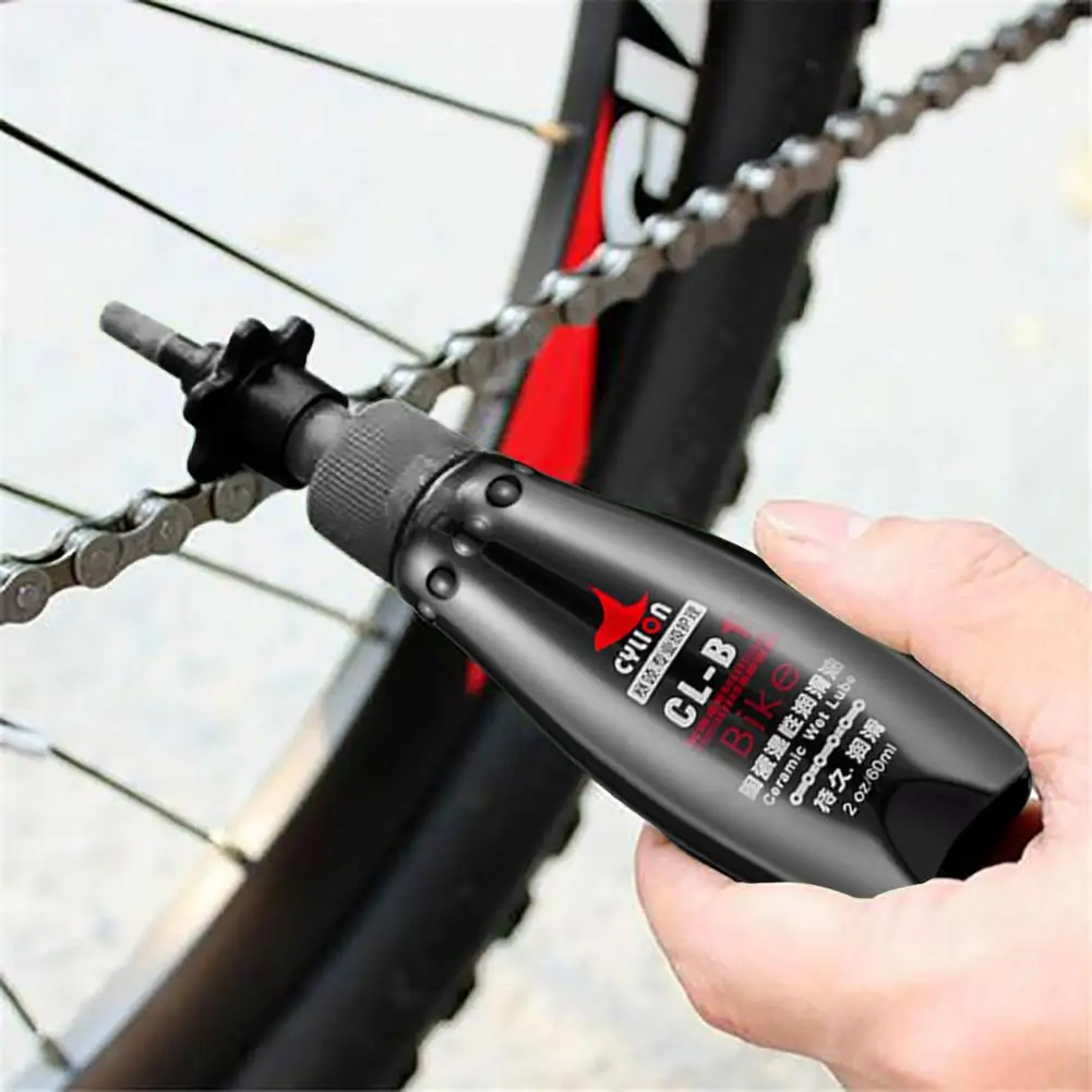 60ml catena della bicicletta olio lubrificante sistema di trasmissione  lubrificante Mountain Bike olio lubrificante catena strumento accessori per  biciclette - AliExpress