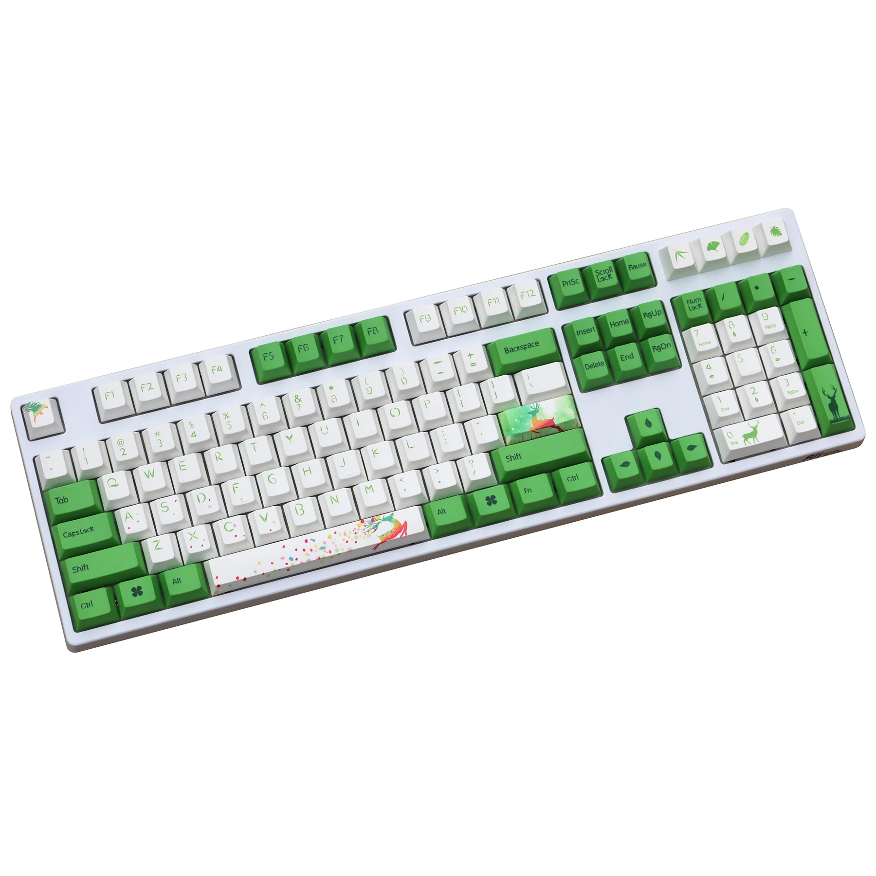

Forest keycap 108/130 keys PBT Cherry Profile Dye-Sublimated MX Switch For Mechanical keyboard keycap Sell only keycap
