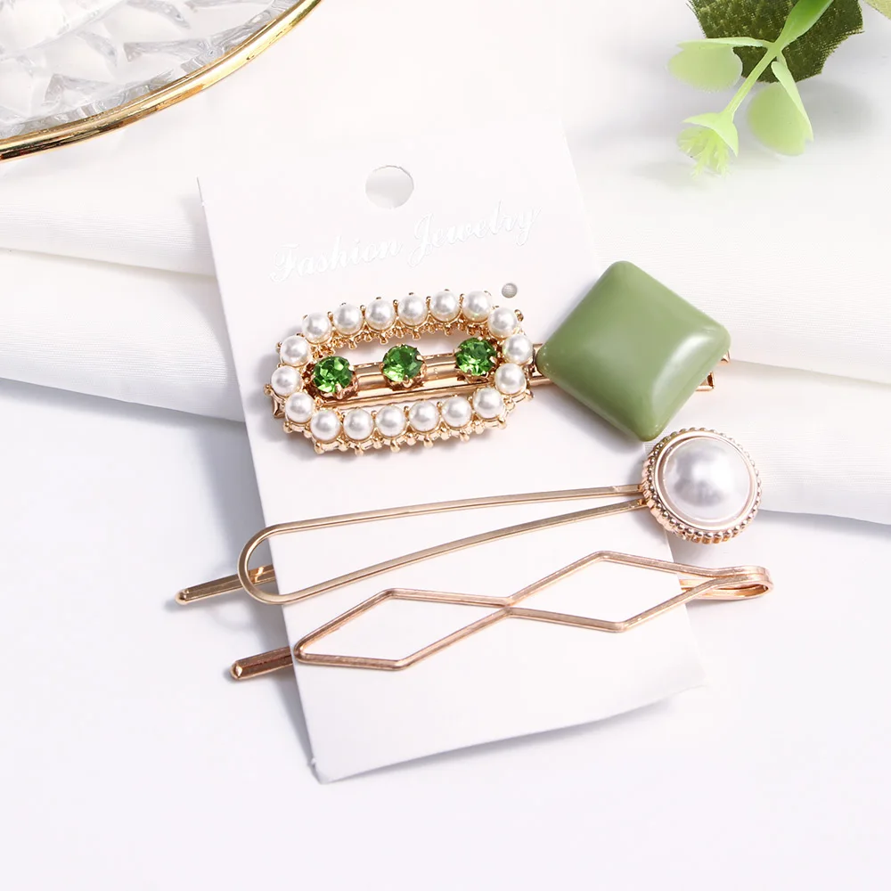 

3pcs Korean Elegant Hairpins Hairgrips Crystal Rhinestone Barrettes Hollow Out Hair Clips for Women Girls Hair Accessories Hot