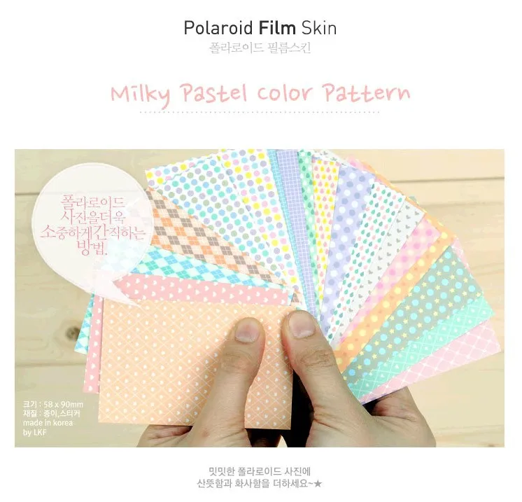 20 листов мини-пленки наклейки для Polaroid FujiFilm Instax Mini Instant 8 7S 25 50S Рамка для бумажных фотографий Декор Пастер