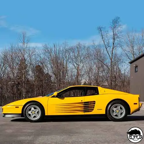 Matchbox Superfast Ferrari Testarossa 1995#78 длинная карта