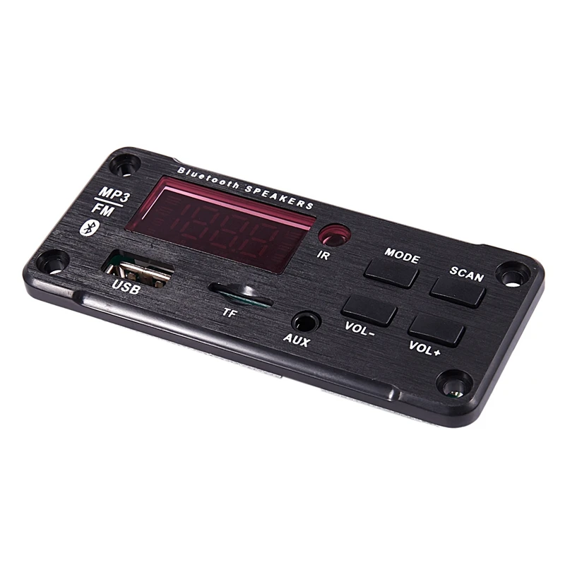 12 В Автомобильная Tf карта Fm Радио Mp3 аудио модуль Bluetooth декодер плата для автомобиля пульт дистанционного управления музыкальный динамик Usb источник питания