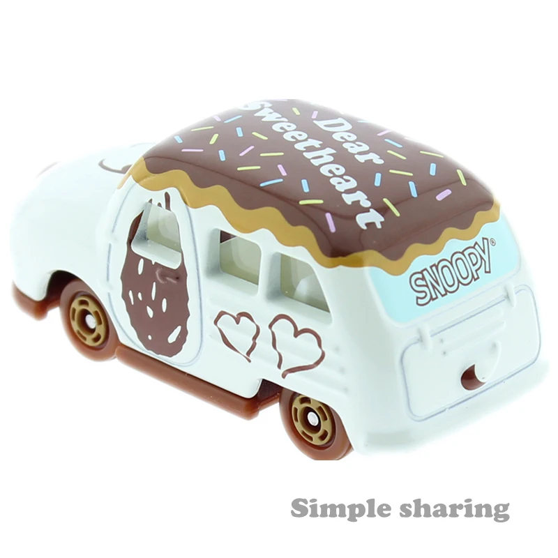 Takara Tomy Tomica Dream Deries SP арахис Snoopy Valentine автомобильные популярные детские игрушки