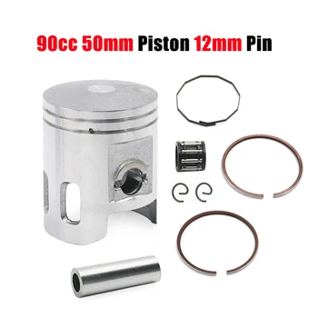 

Motorcycle Engine 90cc 50mm Piston Ring 12mm Piston Pin Bearing For Jog Minarelli Yamaha 2-Stroke Big Bore 50mm Motors