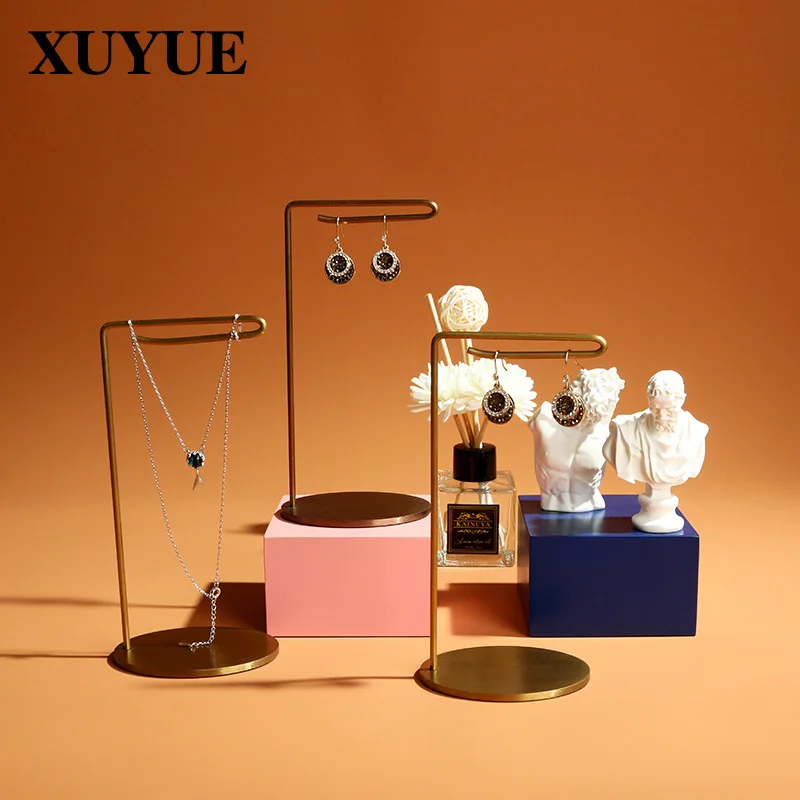 Manufacturers jewelry display stand metal earring rack hook earring display stand display props jewelry display stand in stock