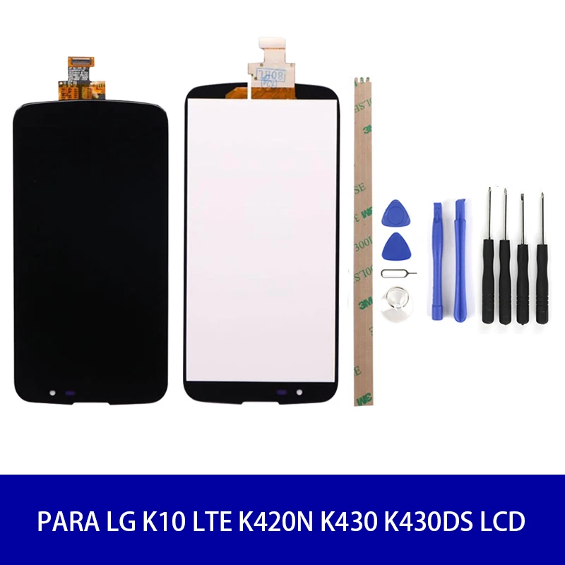 

For LG K10 LTE K420N K430 K430DS LCD Display with Touch Screen Digitizer Assembly with frame Free shipping