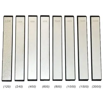 

Knife Sharpener Excellent Durable Emery ABS Plastic Base Kitchen Sharpening Diamond Grinding Bar Stick Stone Grinder Tool