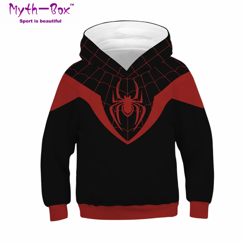 Autumn Winter Children's Hoodies Superhero's Print Coat Kids Sweatshirt Junior Child Teen Hoody Tops 5-14y Boy's Hooded Sweater
