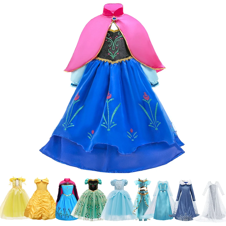 Wichtel Kleid Für Mädchen - Weihnachtsfestliches Prinzessinnen Kostüm Für Kinderpartys