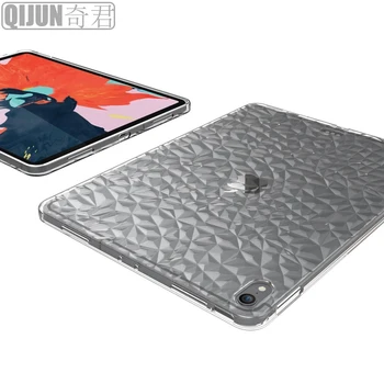 

Tablet case for Apple ipad pro 11" 2018 3D Crystal Silicone soft shell TPU cover Transparent protection for A1980 A2013 A1934