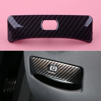 

Carbon Fiber Style Electronic Handbrake P Button Cover Trim Fit for Mercedes Benz C GLK E Class W204 X204 W212 2008-2013 2014