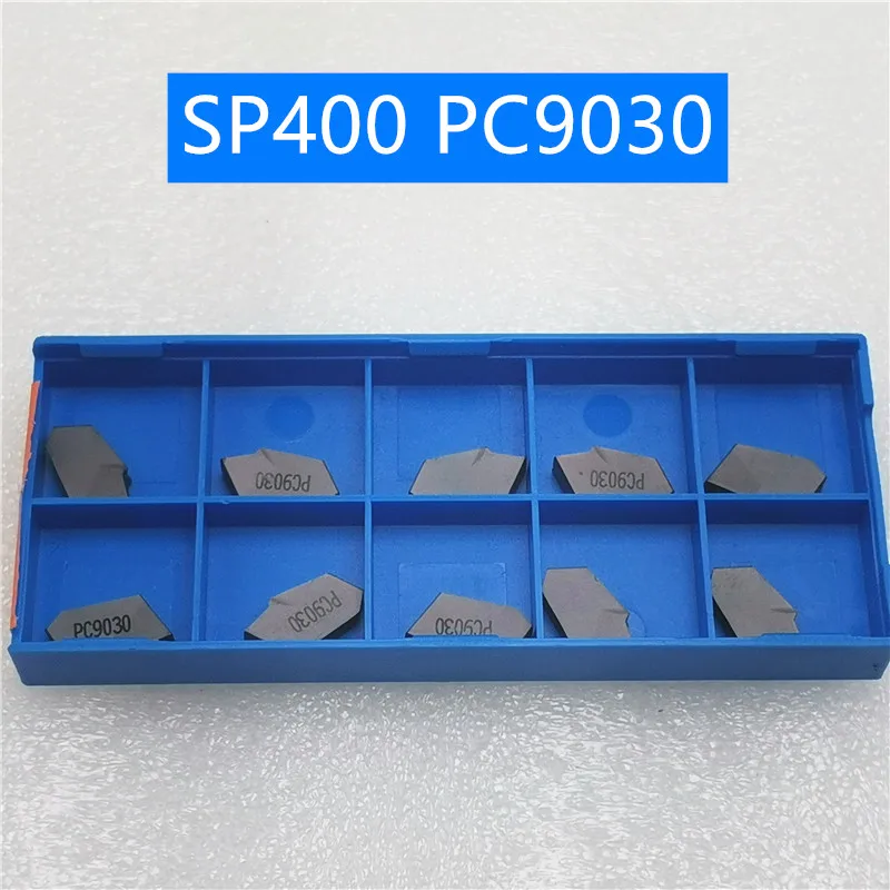 20 шт. SP400 PC9030 поворотные твердосплавные вставки инструмент токарный фреза режущий инструмент для ЧПУ слот резки