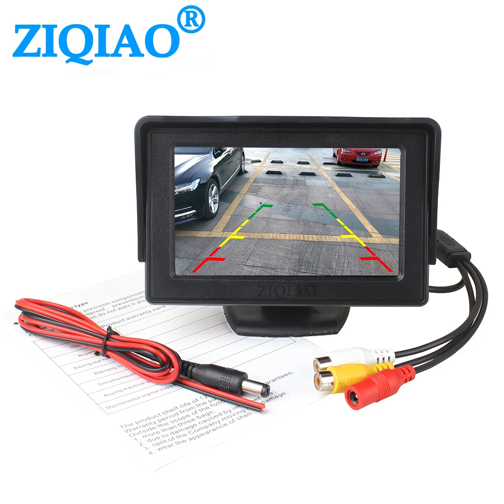 

4.3 Inch TFT LCD Car Monitor Display Wireless Cameras Reverse Camera Parking System for Car Rearview Monitors NTSC PAL