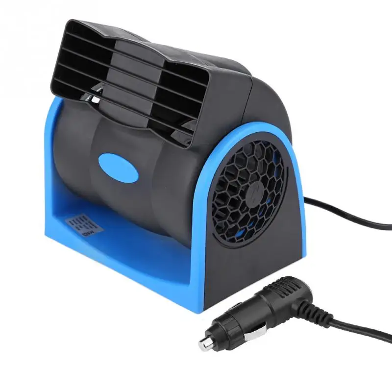 Yunhany Direct Auto Car 12V Electric Cooling Fan,Vehicle Mini Adjustable Speed Silent Air Fan 