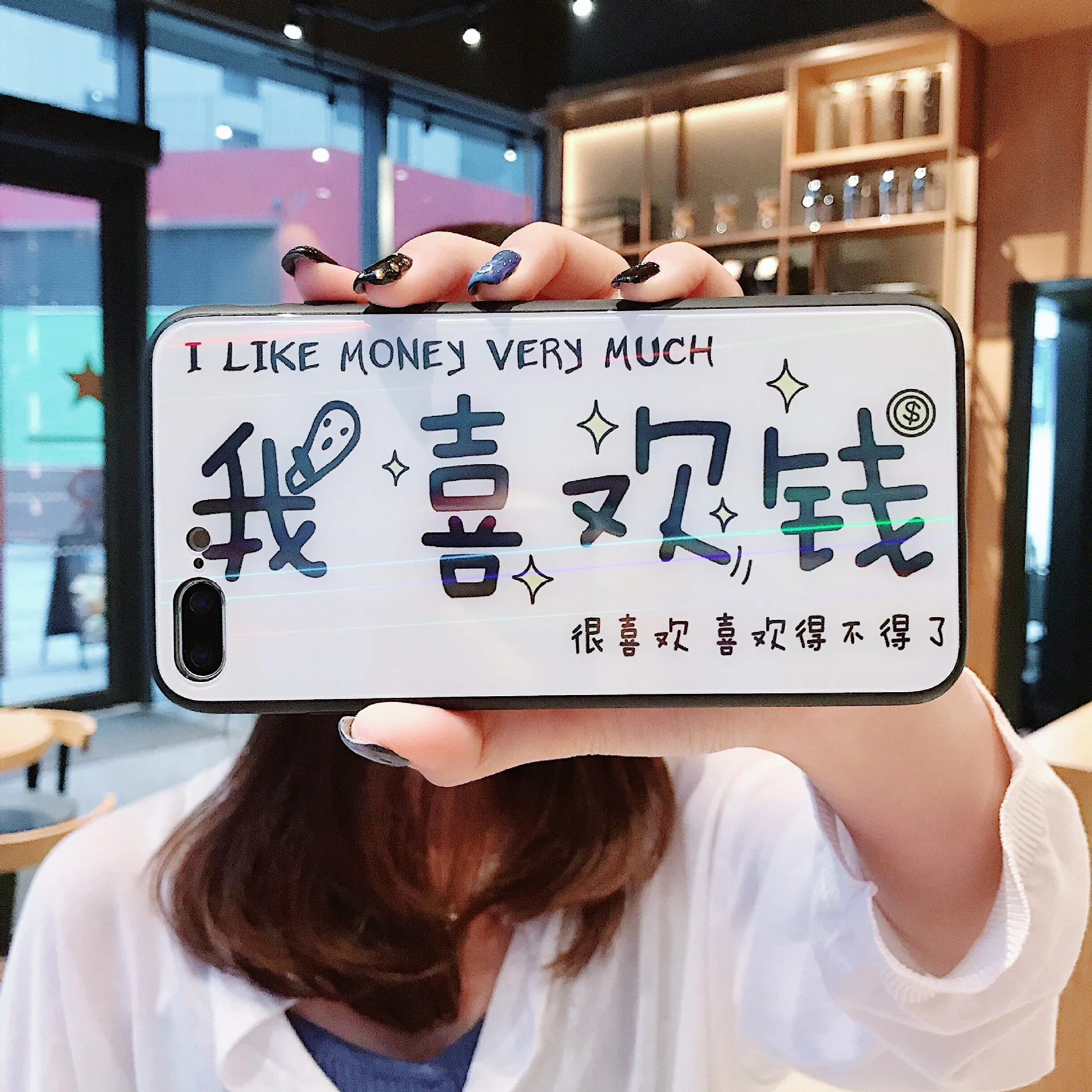 Чехол из закаленного стекла для iPhone 6, 6S Plus, X, XS, MAX, XR, роскошная жесткая задняя крышка, чехол для телефона s, для iPhone 7, 8 Plus, силиконовый бампер - Цвет: 8