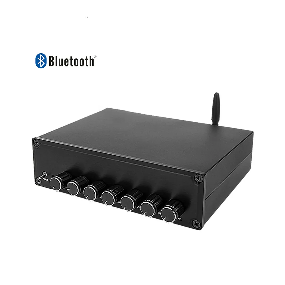 

AIYIMA Bluetooth TPA3116 Power Sound Amplifier 5.1 Amplifiers Subwoofer Amplifier Surround 100W+50Wx5 Audio Amp Home Theater