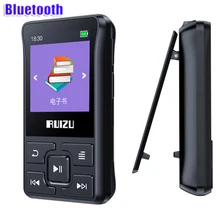 Новейший Спортивный Bluetooth MP3-плеер RUIZU X55, 8 ГБ, мини-клип с поддержкой экрана, FM, запись, электронная книга, часы, шагомер