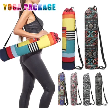 

Newly Fashion Yoga Mat Bag Carrier Adjustable Shoulder Strap Printing Portable for Fitness Sports B2Cshop