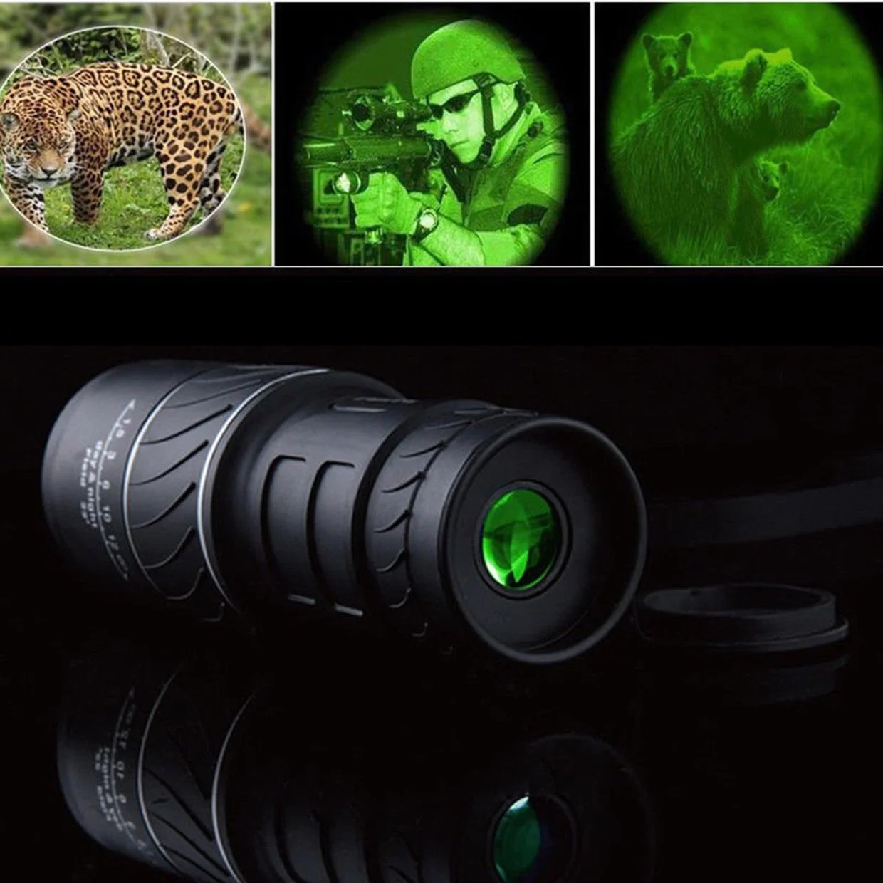 

Day&Night Vision 40X60 HD Optical Monocular Hunting Camping Hiking Telescope Night Vision Scope