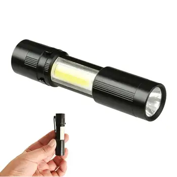 

NEW Draagbare LED Zaklamp COB + XPE Tactische Torch Zoomable Focus Zaklampen 3/4 Modi Waterdicht Werk Licht Emergency Lanterna