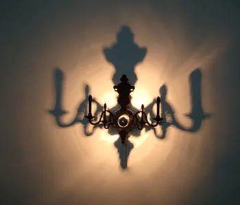 

5D Candle Wall Sconce Lamp Modern Transparent Red Black Acrylic PMMA France Design Hotel Bar Cafe Restaurant Light Fixture