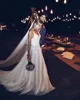 LORIE Boho Wedding Dress 2022 Appliqued with Flowers Tulle A-Line Sexy Backless Beach Bride Dress Wedding Gown Free Shipping ► Photo 3/5