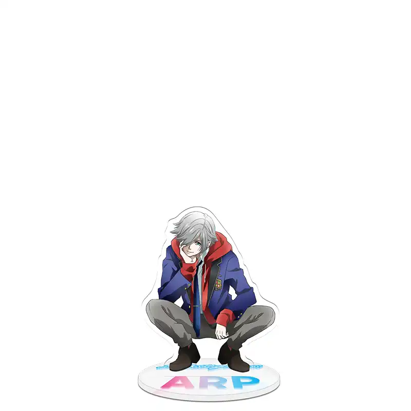 Japan Anime Arp Backstage Pass Daiya Leon Rage Shinji Cosplay Stand Figure Acrylic Desk Model Plate Decor Xmas Gifts Costume Props Aliexpress