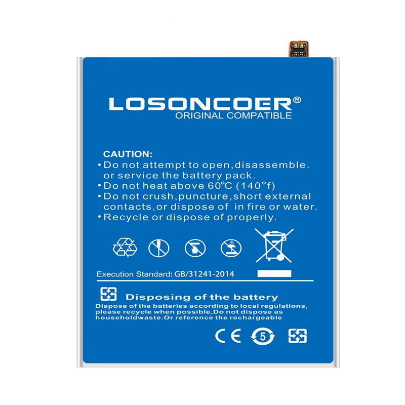 LOSONCOER 4300mAh HE 342 HE342 батареи для телефона Nokia X6 2018 6 1 Plus TA 1099 X5 1109 5 сменная