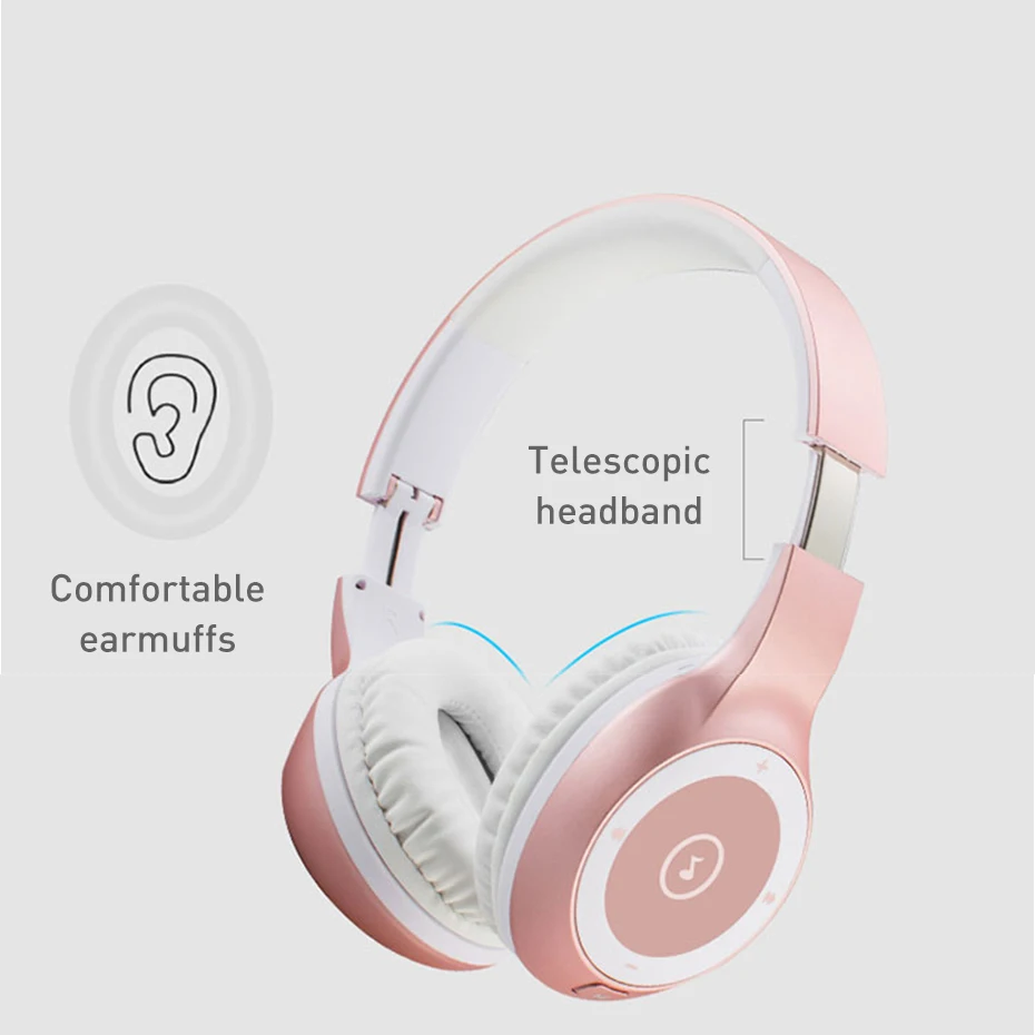 Bluetooth-наушники с картой памяти, гарнитура для спорта, Mp3 плеер, складная гарнитура, беспроводная Bluetooth 4,0, наушник