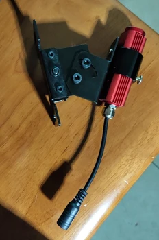 

532nm 50mW Focusable/Adjustable Dot Line Cross Laser Module 25x75mm 5VDC/ Long-hours Working with Adapter