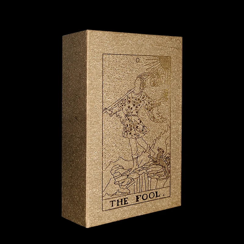 

78 шт., Tarot большого размера, Высококачественная Бронзирующая карточка-Оракл, Tarot палубная карта с Gudebook, подарок для развлекательной вечеринки для начинающих