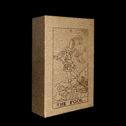78 Pcs Big Size Tarot High Quality Bronzing Oracle Card Tarot Deck Card with Gudebook Beginner Entertainment Party Game Gift