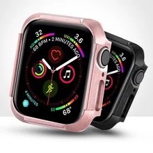 40 мм 44 мм Тонкий чехол из поликарбоната для Apple Watch Series 5 4, пластиковая жесткая защитная рамка для iWatch, бампер, аксессуары