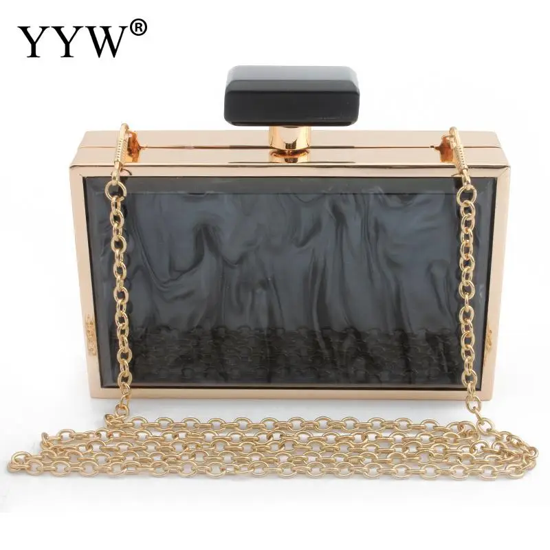 

Famous Brand Fashion Wallet Women Acrylic Clutch Purse Box Luxury Marble Evening Handbags Party Wedding Vintage Casual Clutch